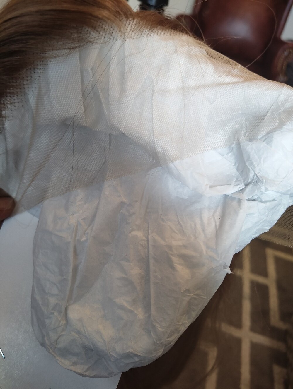Ombre Highlight Blonde 13x5 Synthetic HD Lace Glueless Wig 150% Density 24" - Picture 10 of 11